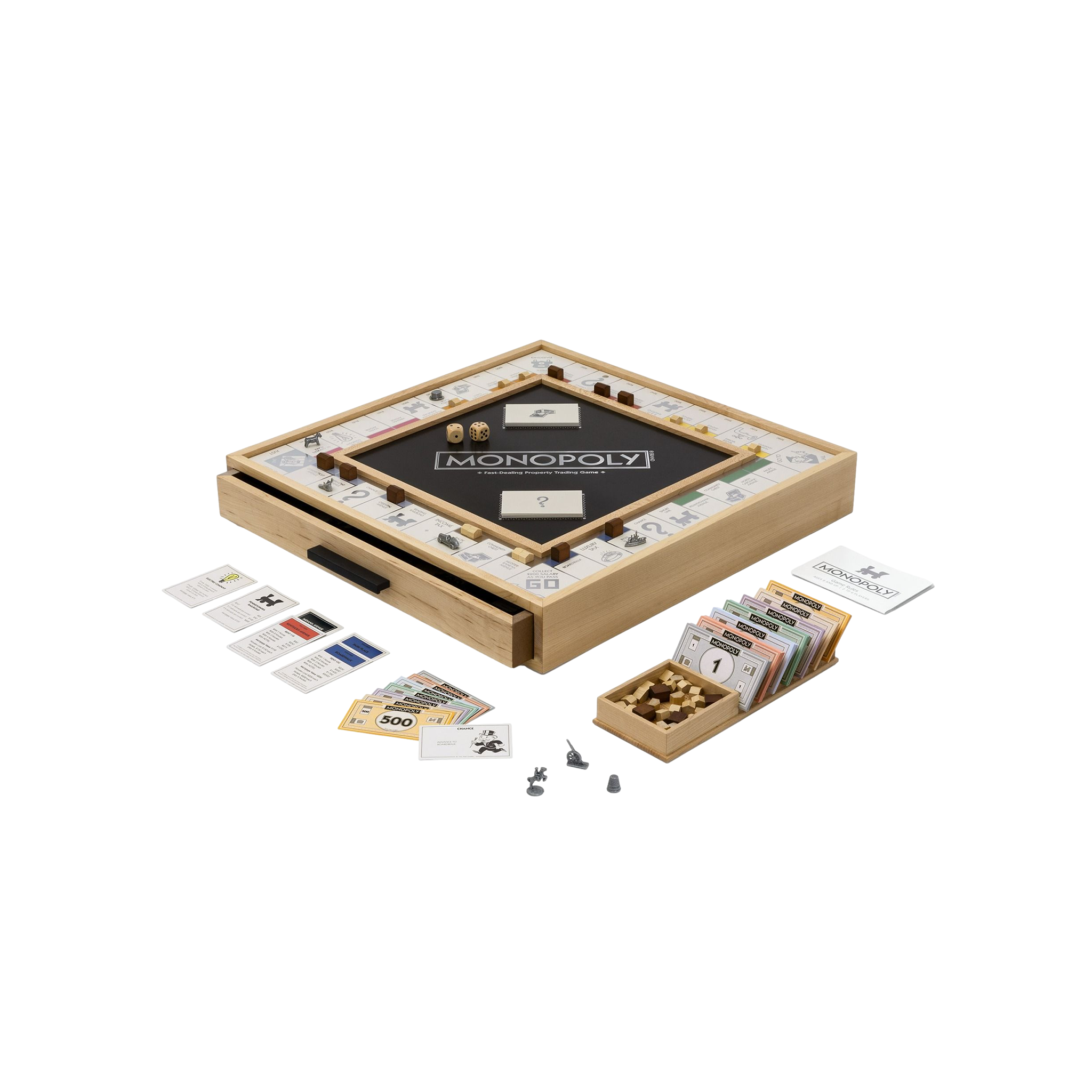 Chess & Checkers Luxe Maple Board Game