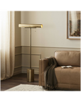 Luther Floor Lamp (Aged Brass)