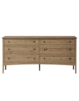 Maggie 6 Door Dresser (Oak)