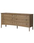 Maggie 6 Door Dresser (Oak)