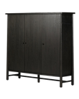 Renaud 3-Door Cabinet (Charcoal Oak)